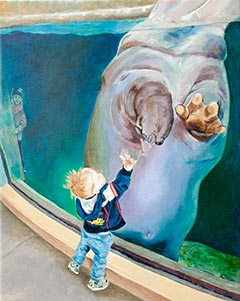 Hippo High Five 20x16