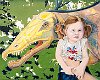 Mia And The Spinosaurus 16x20in
