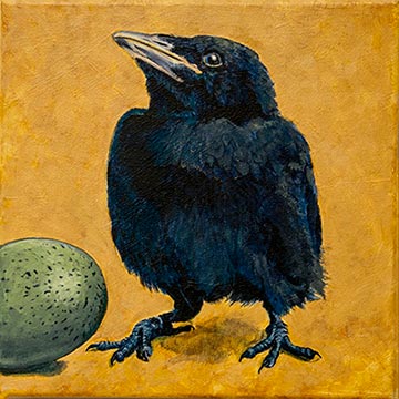 Baby Crow 10x10