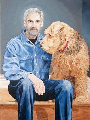 Chris And Ripley 32x24in