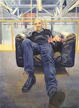 Chris At The Tate 32x24in