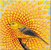 Camouflage Series Yellow Warbler 6x6